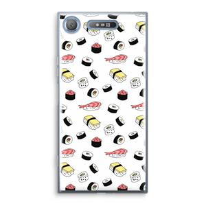 CaseCompany Sushi time: Sony Xperia XZ1 Transparant Hoesje
