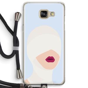 CaseCompany Incognito: Samsung Galaxy A5 (2016) Transparant Hoesje met koord