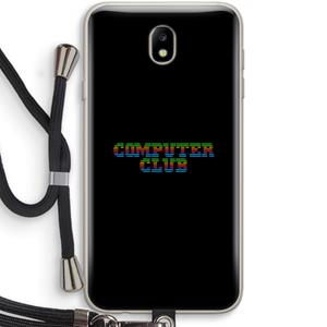 CaseCompany Retro: Samsung Galaxy J7 (2017) Transparant Hoesje met koord