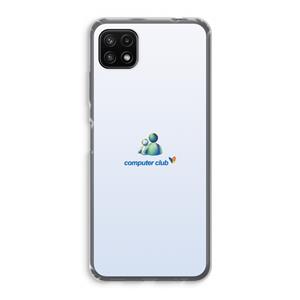 CaseCompany MSN: Samsung Galaxy A22 5G Transparant Hoesje