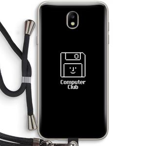 CaseCompany Hello: Samsung Galaxy J7 (2017) Transparant Hoesje met koord