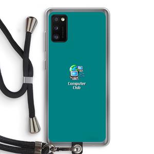 CaseCompany Win98: Samsung Galaxy A41 Transparant Hoesje met koord