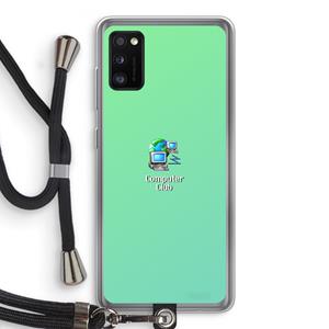 CaseCompany Win98: Samsung Galaxy A41 Transparant Hoesje met koord