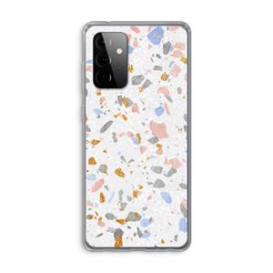 CaseCompany Terrazzo N°8: Samsung Galaxy A72 Transparant Hoesje