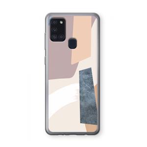 CaseCompany Luca: Samsung Galaxy A21s Transparant Hoesje
