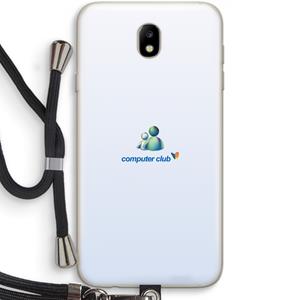 CaseCompany MSN: Samsung Galaxy J7 (2017) Transparant Hoesje met koord