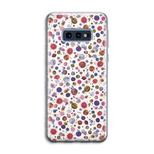 CaseCompany Planets Space: Samsung Galaxy S10e Transparant Hoesje