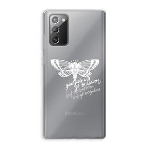 CaseCompany Good or bad: Samsung Galaxy Note 20 / Note 20 5G Transparant Hoesje