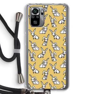 CaseCompany Haas: Xiaomi Redmi Note 10S Transparant Hoesje met koord