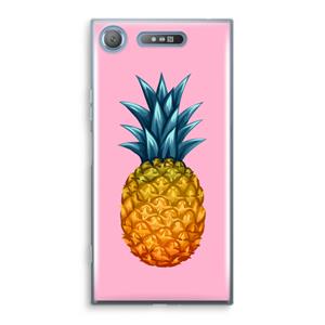 CaseCompany Grote ananas: Sony Xperia XZ1 Transparant Hoesje