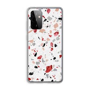 CaseCompany Terrazzo N°12: Samsung Galaxy A72 Transparant Hoesje