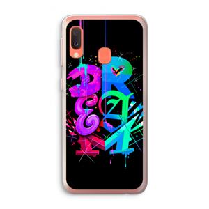 CaseCompany Dream: Samsung Galaxy A20e Transparant Hoesje