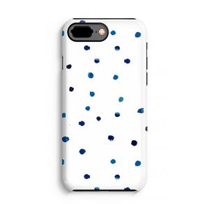 CaseCompany Blauwe stippen: iPhone 8 Plus Tough Case
