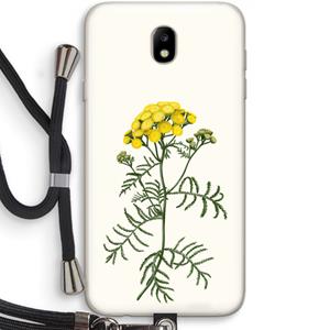 CaseCompany Tansy: Samsung Galaxy J7 (2017) Transparant Hoesje met koord