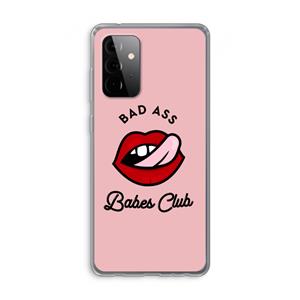 CaseCompany Badass Babes Club: Samsung Galaxy A72 Transparant Hoesje