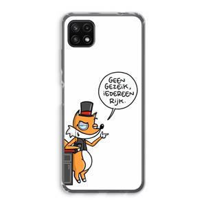 CaseCompany Geen Gezeik: Samsung Galaxy A22 5G Transparant Hoesje