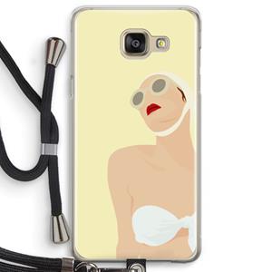 CaseCompany Summer: Samsung Galaxy A5 (2016) Transparant Hoesje met koord