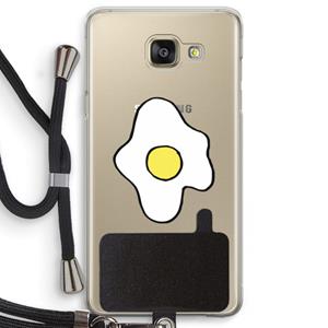 CaseCompany Spiegelei: Samsung Galaxy A5 (2016) Transparant Hoesje met koord