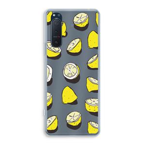 CaseCompany When Life Gives You Lemons...: Sony Xperia 5 II Transparant Hoesje
