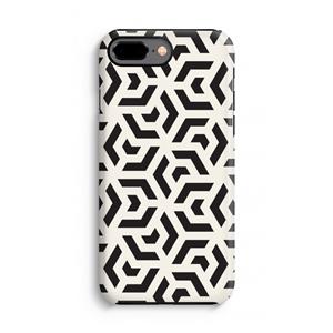 CaseCompany Crazy pattern: iPhone 8 Plus Tough Case