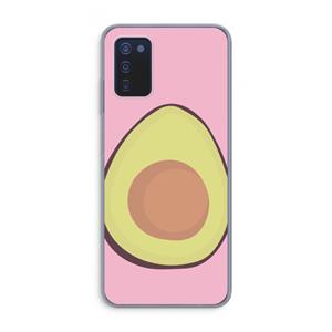 CaseCompany Avocado: Samsung Galaxy A03s Transparant Hoesje