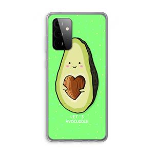 CaseCompany Avocuddle: Samsung Galaxy A72 Transparant Hoesje