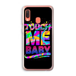 CaseCompany Touch Me: Samsung Galaxy A20e Transparant Hoesje