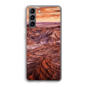 CaseCompany Mars: Samsung Galaxy S21 Transparant Hoesje
