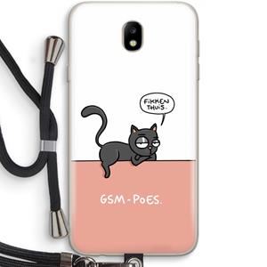 CaseCompany GSM poes: Samsung Galaxy J7 (2017) Transparant Hoesje met koord