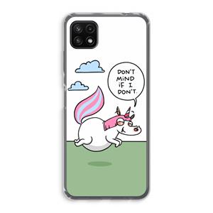 CaseCompany Unicorn: Samsung Galaxy A22 5G Transparant Hoesje