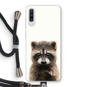 CaseCompany Rocco: Samsung Galaxy A70 Transparant Hoesje met koord