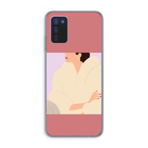 CaseCompany Cosy: Samsung Galaxy A03s Transparant Hoesje