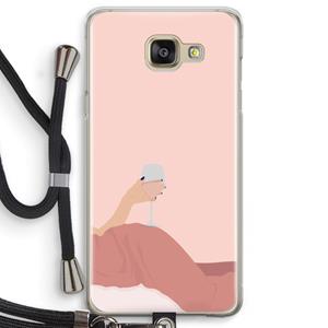 CaseCompany Wine: Samsung Galaxy A5 (2016) Transparant Hoesje met koord