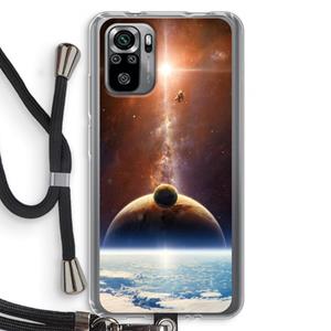 CaseCompany Omicron 2019: Xiaomi Redmi Note 10S Transparant Hoesje met koord