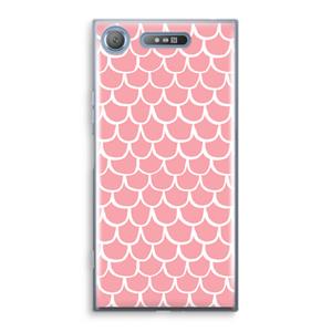CaseCompany Dakpannetjes: Sony Xperia XZ1 Transparant Hoesje