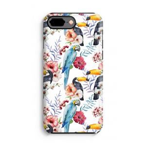 CaseCompany Bloemen tukan: iPhone 8 Plus Tough Case