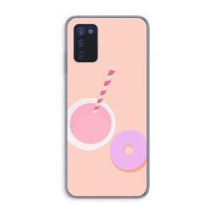 CaseCompany Donut: Samsung Galaxy A03s Transparant Hoesje