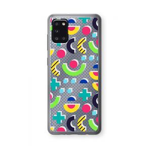 CaseCompany 8-bit N°1: Samsung Galaxy A31 Transparant Hoesje