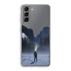 CaseCompany Wanderlust: Samsung Galaxy S21 Transparant Hoesje