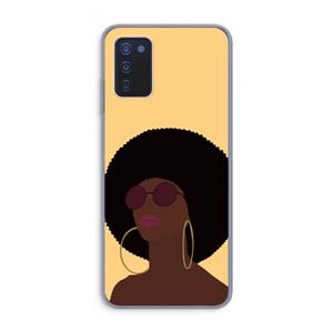 CaseCompany Golden hour: Samsung Galaxy A03s Transparant Hoesje