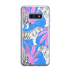CaseCompany Tijger: Samsung Galaxy S10e Transparant Hoesje