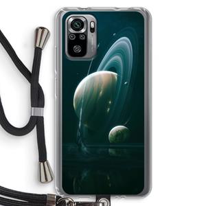 CaseCompany Mercurius: Xiaomi Redmi Note 10S Transparant Hoesje met koord