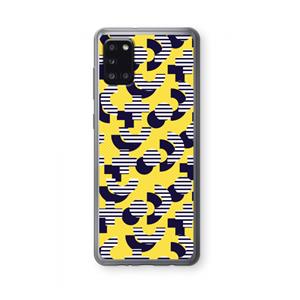 CaseCompany 8-bit N°3: Samsung Galaxy A31 Transparant Hoesje