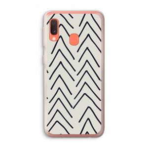 CaseCompany Marrakech Arrows: Samsung Galaxy A20e Transparant Hoesje