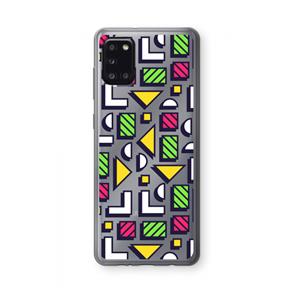 CaseCompany 8-bit N°4: Samsung Galaxy A31 Transparant Hoesje