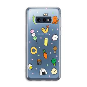 CaseCompany Happy bento friends: Samsung Galaxy S10e Transparant Hoesje