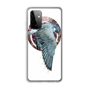 CaseCompany Golden Falcon: Samsung Galaxy A72 Transparant Hoesje