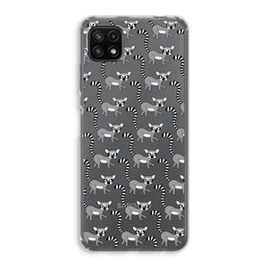 CaseCompany Makis: Samsung Galaxy A22 5G Transparant Hoesje