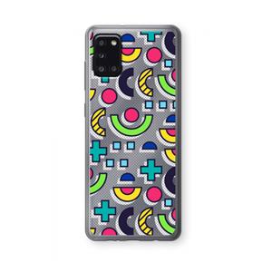 CaseCompany 8-bit N°6: Samsung Galaxy A31 Transparant Hoesje