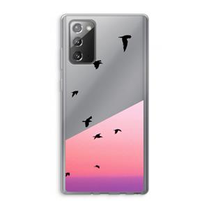 CaseCompany Fly away: Samsung Galaxy Note 20 / Note 20 5G Transparant Hoesje